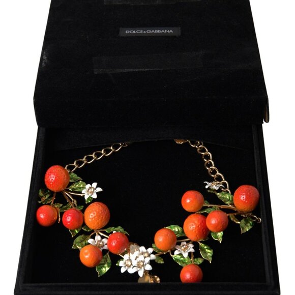 DOLCE & GABBANA Multicolor Charm Necklace with Lobster Clasp - Picture 4 of 5